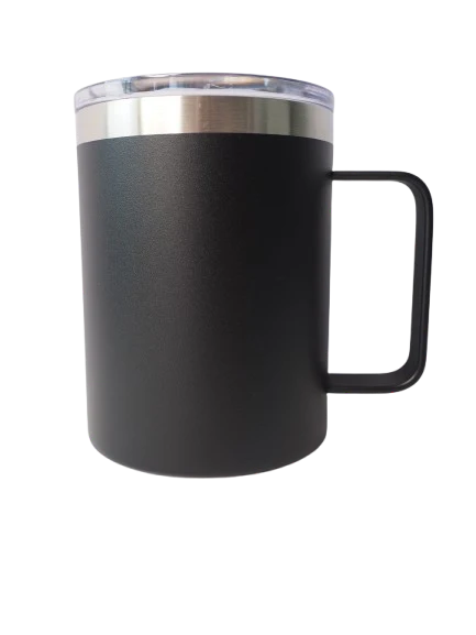 12oz Blue Insulated Travel Mug - Image 3