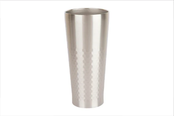 Hammered Finish Stainless Steel Tall Cup - Image 3